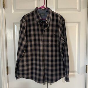 G.H. Bass Plaid Button-down Sz XL